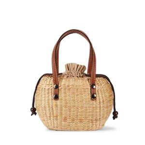 SEA & GRASS Mini Seagrass Straw Tote - Tan